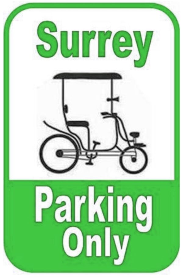 Surrey Parking Only Sign